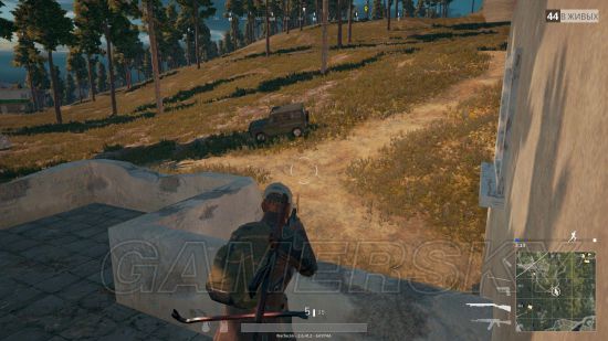 《绝地求生大逃杀》新手跳伞扔雷及乘车技巧