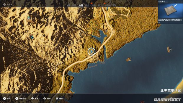 《刺客信条起源》莎草纸谜题全位置地图