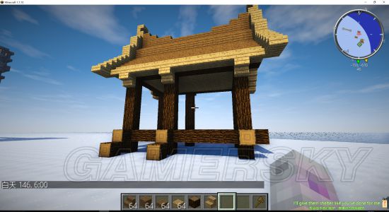 《我的世界》生存前期一层中世纪小屋建造教程