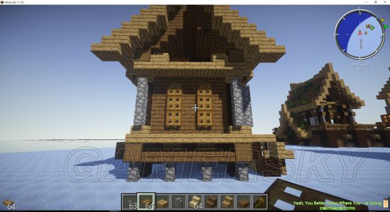 《我的世界》生存前期一层中世纪小屋建造教程