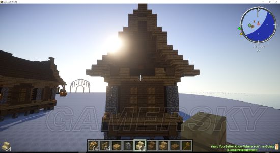 《我的世界》生存前期一层中世纪小屋建造教程