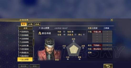 《信长之野望大志》1554剧本北条家解析