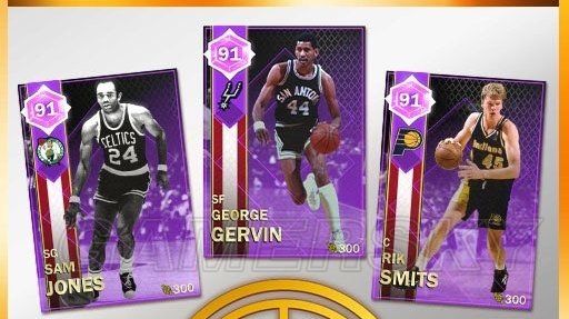 《NBA2K18》12月1日复古卡包球员一览