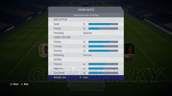 《FIFA18》4321阵型战术板推荐 4321阵型用什么战术板