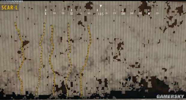 《絕地求生》正式版步槍彈道與后坐力圖解 正式版AUG、AKM與M4后坐力