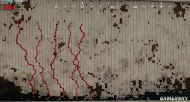 《絕地求生》正式版步槍彈道與后坐力圖解 正式版AUG、AKM與M4后坐力