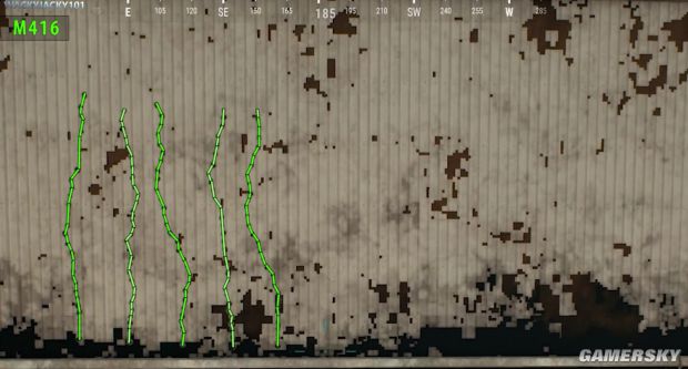 《絕地求生》正式版步槍彈道與后坐力圖解 正式版AUG、AKM與M4后坐力