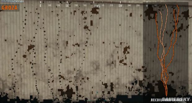 《絕地求生》正式版步槍彈道與后坐力圖解 正式版AUG、AKM與M4后坐力