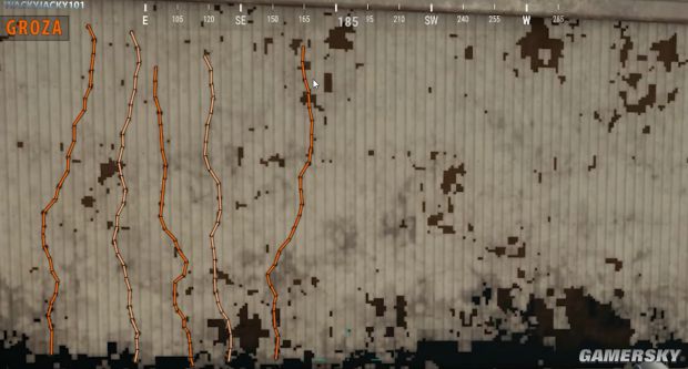 《絕地求生》正式版步槍彈道與后坐力圖解 正式版AUG、AKM與M4后坐力