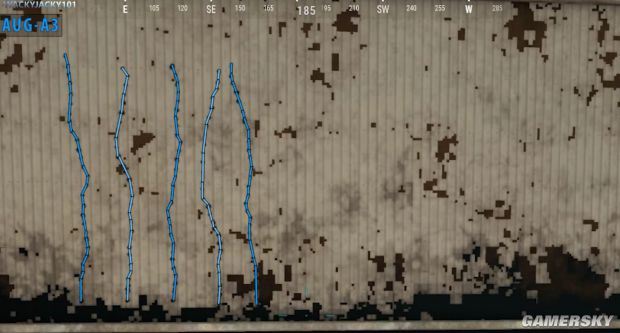 《絕地求生》正式版步槍彈道與后坐力圖解 正式版AUG、AKM與M4后坐力