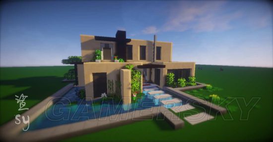 《我的世界》住宅型别墅建造图文教学 住宅型别墅怎么造