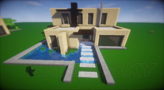 《我的世界》住宅型别墅建造图文教学 住宅型别墅怎么造