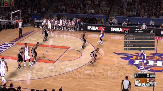 《NBA2K18》太阳队经典炮轰战术动图演示