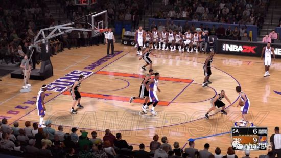 《NBA2K18》太阳队经典炮轰战术动图演示