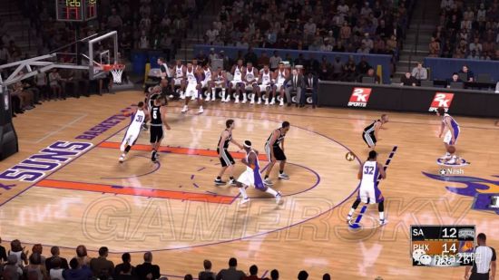 《NBA2K18》太阳队经典炮轰战术动图演示