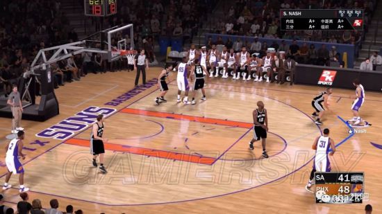 《NBA2K18》太阳队经典炮轰战术动图演示