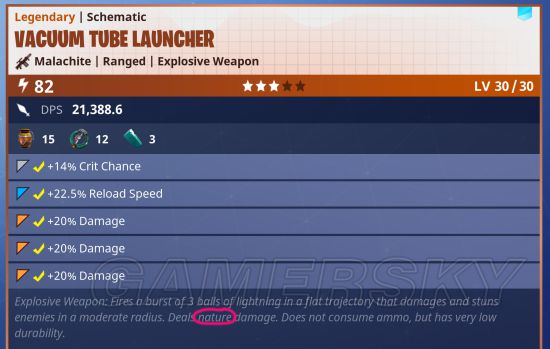 《堡壘之夜》PVE元素相克系統解析