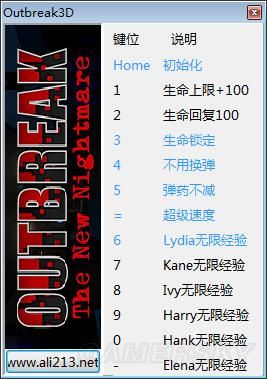 《爆发新噩梦》修改器使用方法说明 修改器怎么用