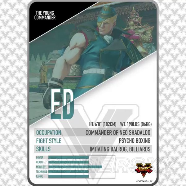 《街头霸王5》DLC角色资料及出招表一览