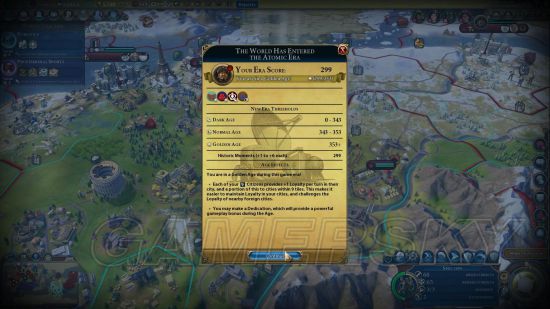 《文明6》迭起兴衰大时代、总督等新机制图文介绍