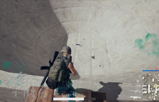 《绝地求生》沙漠地图拳击馆双圆盘打法