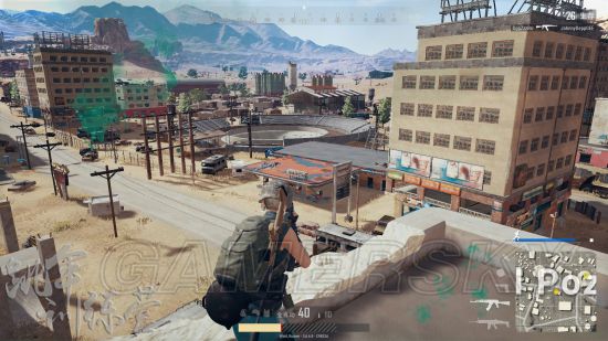 《绝地求生》沙漠地图拳击馆双圆盘打法