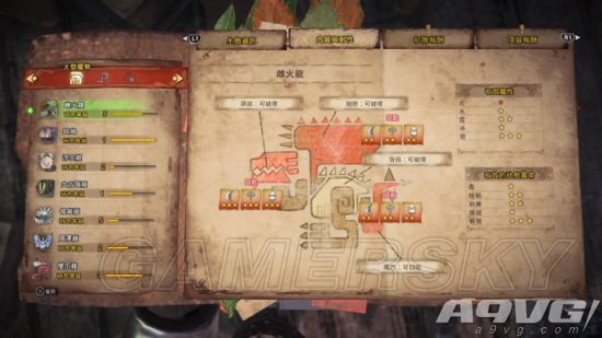 《怪物猎人世界》全怪物弱点及抗性一览