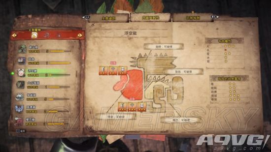 《怪物猎人世界》全怪物弱点及抗性一览