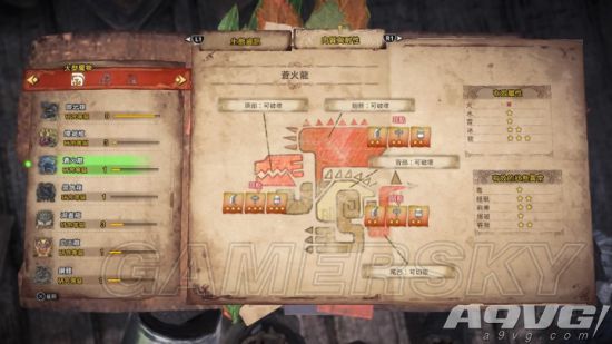 《怪物猎人世界》全怪物弱点及抗性一览