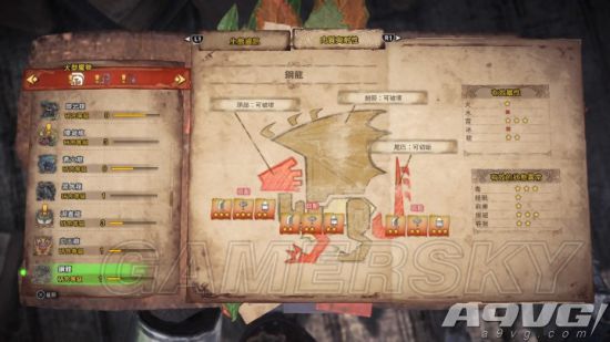 《怪物猎人世界》全怪物弱点及抗性一览