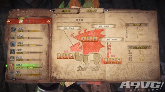 《怪物猎人世界》全怪物弱点及抗性一览