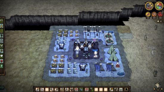 《饥荒》豪华基地布局展示 饥荒豪华基地怎么布局