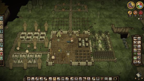 《饥荒》豪华基地布局展示 饥荒豪华基地怎么布局