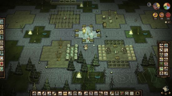 《饥荒》豪华基地布局展示 饥荒豪华基地怎么布局