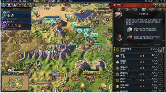 《文明6》高棉遗物流文化胜利图文战报