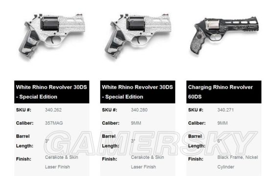 《绝地求生》R45犀牛左轮手枪原型介绍