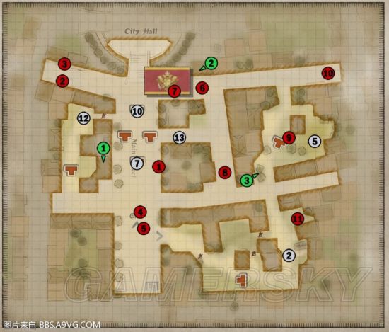 《战场女武神4》Demo版敌人分布图一览