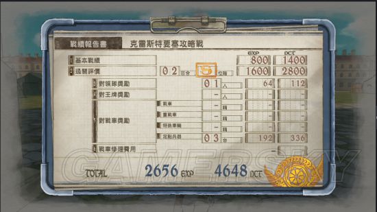 《战场女武神4》全战斗S评价最少CP消耗攻略