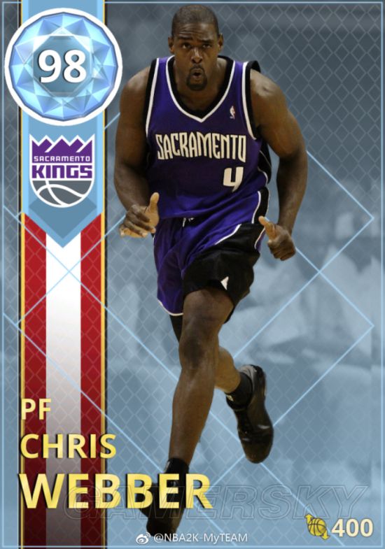 《NBA2K18》钻石卡韦伯数据一览及分析