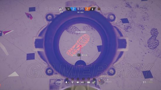 《彩虹六号围攻》Jackal看防守方脚印类型教学