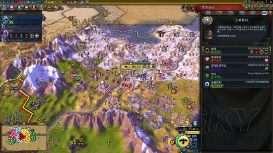 《文明6》俄罗斯单城262T文化胜利图文战报