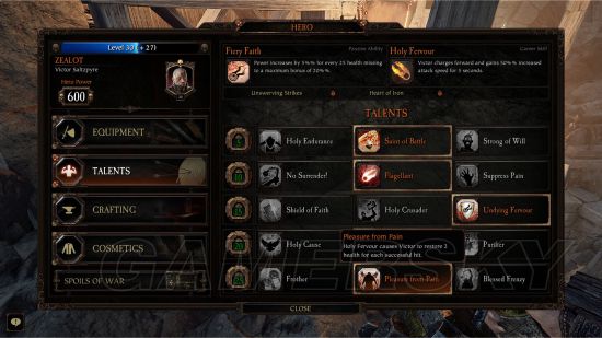 《战锤末世鼠疫2》狂热者玩法、天赋及武器选择解析