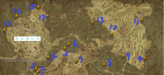 《天国拯救》园林草药分布列表一览