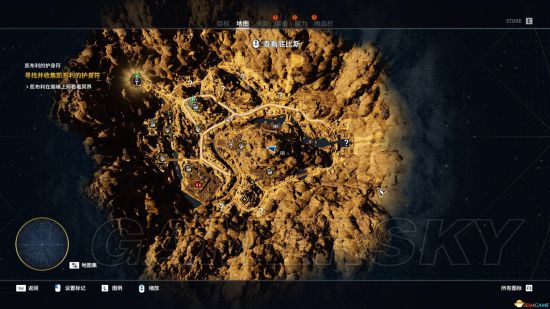 《刺客信条起源》山顶隐藏技能点位置一览