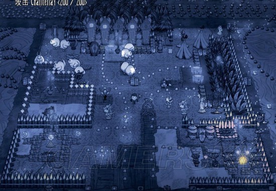 《饥荒》千天豪华基地欣赏及布局图 饥荒豪华基地怎么布局