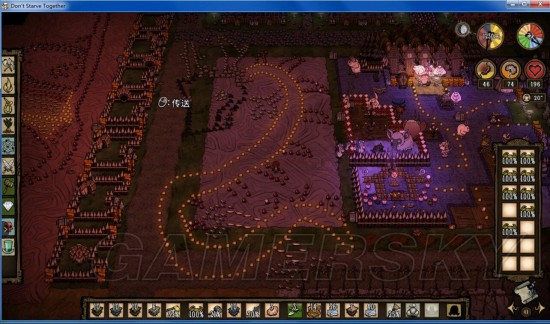 《饥荒》千天豪华基地欣赏及布局图 饥荒豪华基地怎么布局