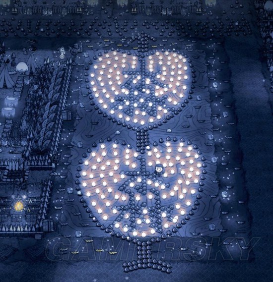 《饥荒》千天豪华基地欣赏及布局图 饥荒豪华基地怎么布局