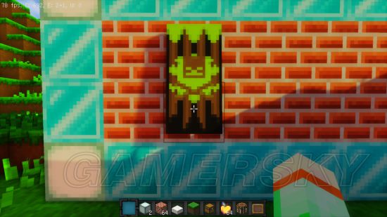 《我的世界》千古树人旗帜合成步骤说明