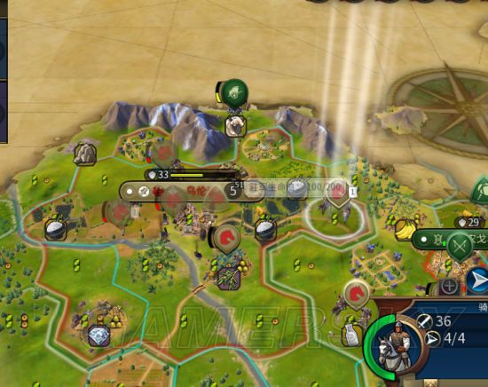 《文明6》斯基泰63T极限征服胜利图文战报