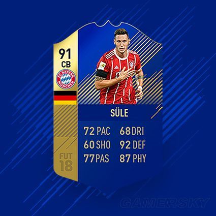 《FIFA18》UT模式社区评选赛季最佳阵容